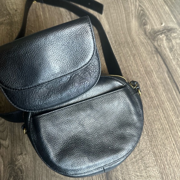 FOSSIL Serena Cross-Body/Belt Bag - Black Leather - Picture 3 of 15